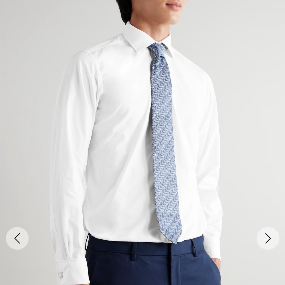 Classic White Men's Shirt
